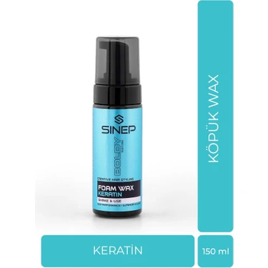 Sinep Boldy Series Keratin Içerikli Foam Köpük Wax 150