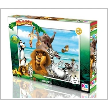 【coco_naginagiページ】 Ks Games Puzzle Madagascar 200 Parça Fiyatı - Taksit Seçenekleri