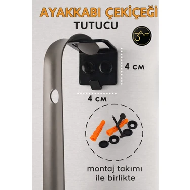 3art Metal Dekorasyon Metal Duvar Askısı & Anahtarlık – Ayakkabı Çekiceği