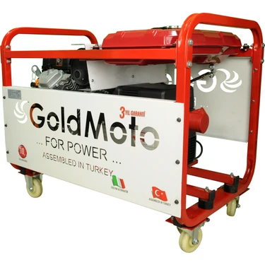 Goldmoto GM16TBJG Benzinli Marşlı Trifaze Jeneratör 14