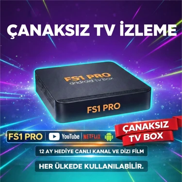 FS1PRO Teknoloji 8k UHD Android TV Box Media Player - Akıllı Fiyatı