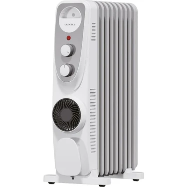 Luxell LUX09-FP-WG 9 Dilim Beyaz Gri 2400 W Yağlı