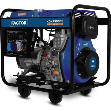 Factor KDK7500CE Dizel Monofaze Jeneratör