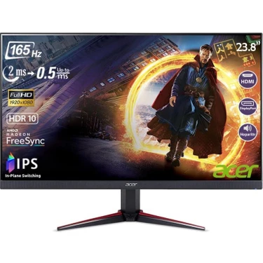 Acer VG240YS 23.8" 1 Ms Full Hd IPS 165 Hz Monitör