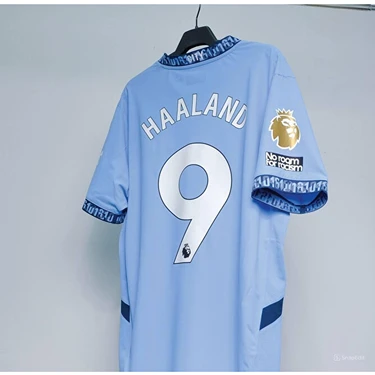 Alaturka Mix Yeni Sezon 2024/25 Manchester City Haaland Iç Saha Yetişkin Forması Spor