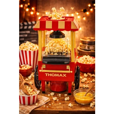Thomax Mısır Patlatma Makinesi Yağsız ve Sağlıklı