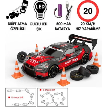 Magicway Şarjlı Işıklı Drift Drift Için Üretilmiş Araba Fiyatı