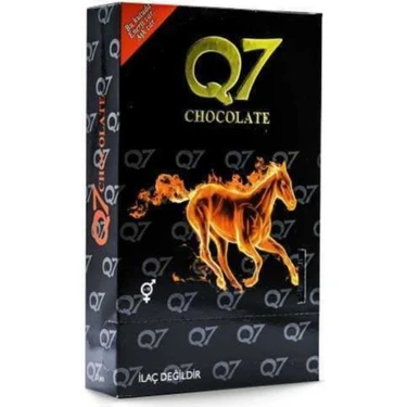 Lavin Q7 Ginseng Çikolata Erkeklere Özel Etkili % 100 Orjinal 1 Paket 12