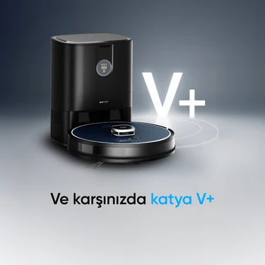 Şımart katya V+ Akıllı Robot Süpürge 15000Pa Premium Otomatik Toz Toplama