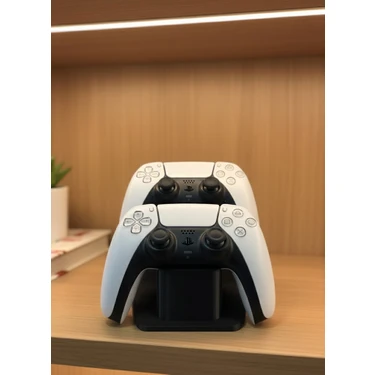 Zero Land Nrzsnt Dekoratif Siyah Ikili Gamepad Standı 7X18