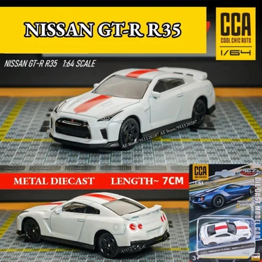 Cca Premium Series Nissan Gtr (R35) Beyaz 1/64 Model Araba Fiyatı