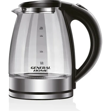 General Elektrikli Cam Kettle 2000 W | Gizli Rezistans, Susuz Çalışmayı Önleme,