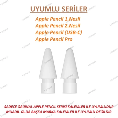 Lompon Apple Pencil 1.Nesil & 2.Nesil - Apple Pencil Pro - Fiyatı