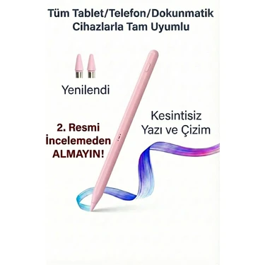 Fibaks Dokunmatik Kalem Tüm Cihazlara Uyumlu Tablet Kalemi Telefon Android Windows Yazı Çizim Pen