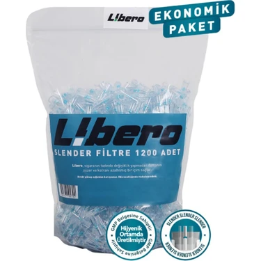 Libero Slender Ekonomik Paket Sigara Ağızlığı Filtresi 1200