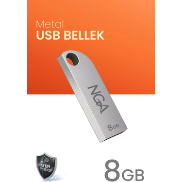USB Bellek Metal Gövde Güvenli USB Memory - Flash