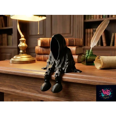 WLS Studio Ghost | Azrail Figür | Hareketli Ayaklar | Organik Malzeme |