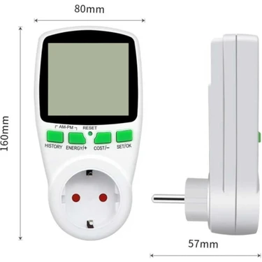 S Line S-Line Dt-Wt1 Priz Tipi Wattmetre Fiyatı