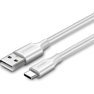 Ugreen 3.0 A USB-A & USB-C Şarj ve Data Kablosu, 25 Santimetre,