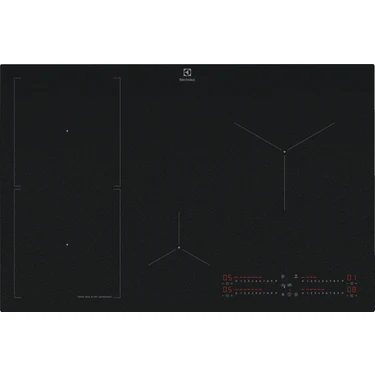 Electrolux EIS87453IZ Saphirmatt® Sense Boil&fry 80 cm Ankastre Indüksiyonlu