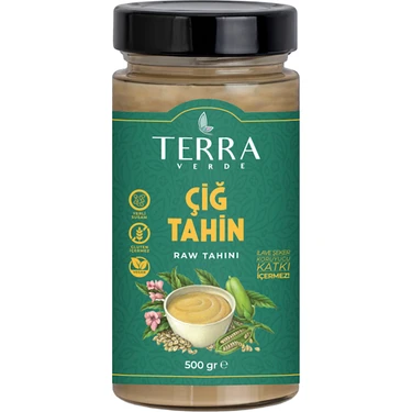Terra Verde Çiğ Tahin 500 G (Glutensiz) Fiyatı - Taksit Seçenekleri