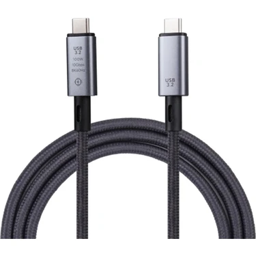 Marsilyan Ally USB 3.2 100W Type-C To Type-C 8k Görüntü-Data ve Ultra Hızlı Şarj Kablosu 1