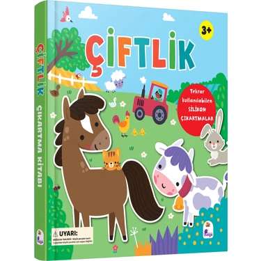 İndigo Çocuk Silikon Çıkartmalı - Çiftlik - Holly Morris (Tekrar Kullanılabilen Sticker