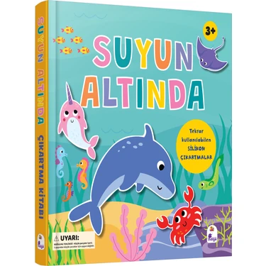 İndigo Çocuk Silikon Çıkartmalı – Suyun Altında - Holly Morris (Tekrar Kullanılabilen Sticker