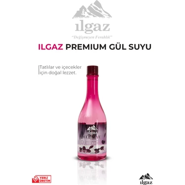Ilgaz Gıdaya Eklenebilir Ve Içilebilir Gül Suyu 400 ml | Gıdaya Uygun Gül