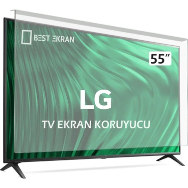 Best Ekran Lg 55QNED70A6A Tv ekran Koruyucu - LG 55" Inç 139CM 140 Ekran Qned Kırılmaz Tv Ekran