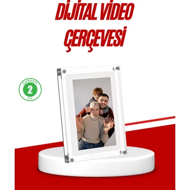 Şık ve Dekoratif 7 Inç Dijital Fotoğraf Çerçevesi – Anılarınızı