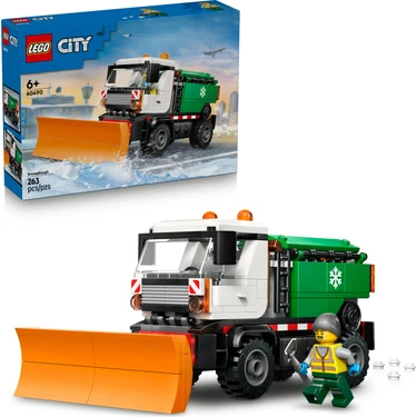 LEGO® City Kar Küreme Aracı 60490 – 6 Yaş ve Üzeri Çocuklar için Minifigür İçeren Yaratıcı Oyuncak
