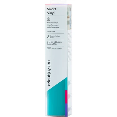 Cricut Crıcut 2010374 Joy Xtra Smart Vinil Kalıcı 24.1X30.5CM 3 Sayfa Aqua Parti Pembe