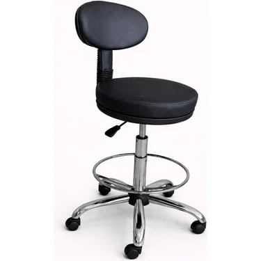 ChairLife /Hekim, Dişçi, Ofis, Kasiyer, Bar, Kuaför ,dönebilen, tekerli, pistonlu, çemberli, sırtlı
