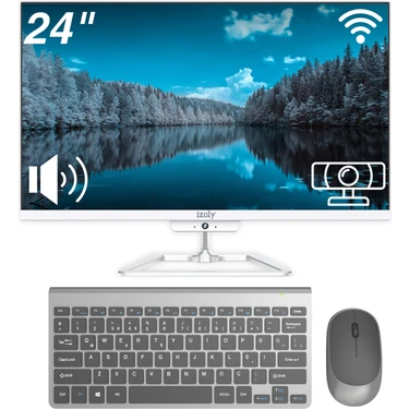 İzoly A7015 I7 2600 16GB 256B SSD  Freedos 24" Fhd Freedos Wifi 6 / BT All In One