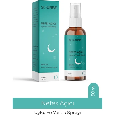 Sourbe Uyku ve Yastık Spreyi Okaliptus Nane Biberiye Sleep And Pıllow Spray Doğal 50