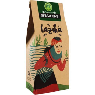 Lazika Yayla Çaylı Siyah Çay (400gr)-İlk Hasat Mayıs Çayı,2.5 Yaprak,Tozsuz Çay,Çamlıhemşin