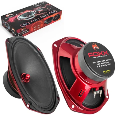 Foxx FX-MD69 Oto Midrange Oval 6x9 Inç 900 Watt Kapaklı 2 Fiyatı