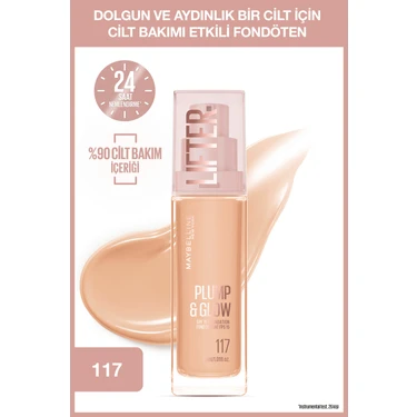 Maybelline New York Lifter Niasinamid ve Hyalüronik Asit Içeren Aydınlatan Fondöten -