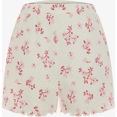 Penti Pembe Blossom Pamuklu Pointel Şort Pijama
