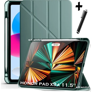 M.TK Moveteck Honor Pad X9A 11.5 Inç Kılıf Kalem Bölmeli Katlanabilir Standlı Koruyucu Yumuşak Tri