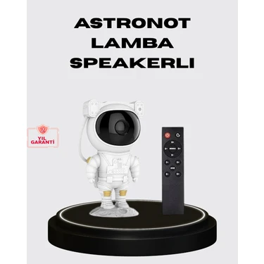 Marsilyan 8 Efektli Astronot Galaxy Projektör Uzaktan Kumandalı LED Gece