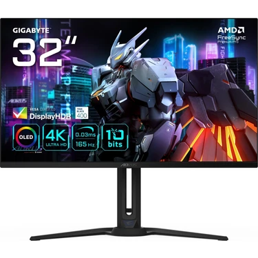 Gigabyte Aorus FO32U 31.5″ 165Hz 0.03MS HDMI Dp USB 3.2 Type-C Pivot Kvm UHD OLED Gaming