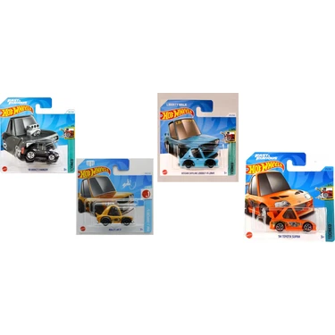 Hot Wheels 4’lü Diecast Oyuncak Araba