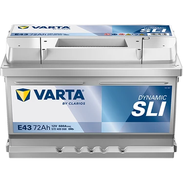Varta Anabayinden 72 Amper Varta E43 Akü