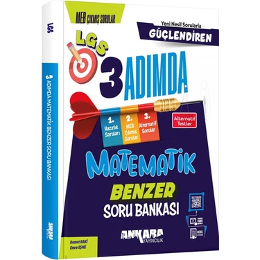 Ankara Yayıncılık 8.sınıf Güçlendiren 3 Adımda Matematik Kitabı