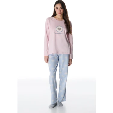 Penti Renkli Pretty Hearts Pamuklu Pantolon Pijama