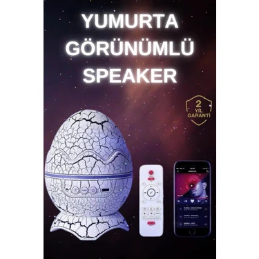 İlkyaz Fashion Dinozor Speaker Renk Değiştirme Projeksiyon Modu Bluetooth Hoparlör Gece Lambası