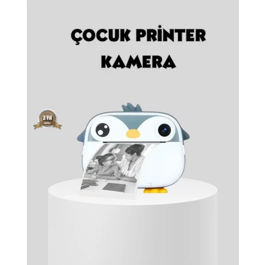 Termal Baskı Çocuk Kamerası Hd Çekim USB Şarjlı Eğitici