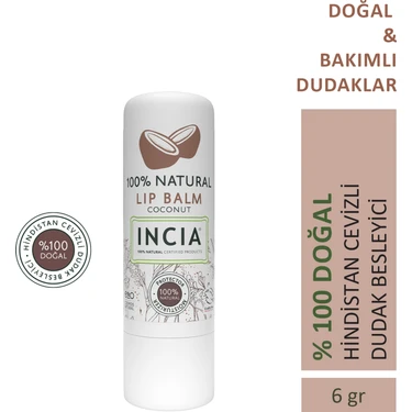 Incia Hindistan Cevizli Lip Balm 6
